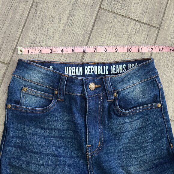 Urban Republic Skinny Jeans Dark Wash Women's Size 6 - Picture 7 of 10